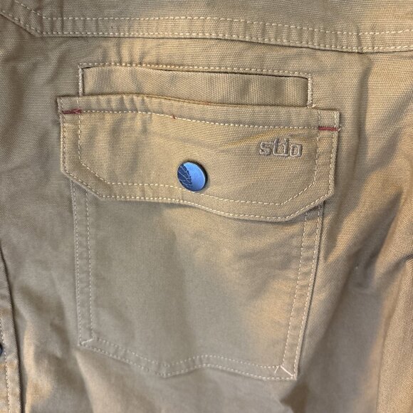 Stio Barren Butte Saratoga Canvas Shirt Men's Large NWT MSRP $169 - Picture 6 of 10